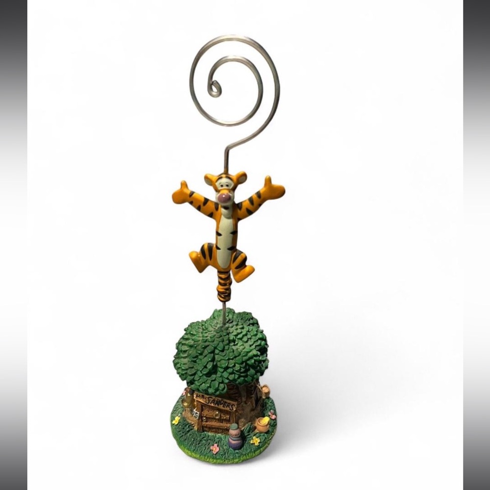 Tigger Photo Holder with Mr.Sanders House  Green Base